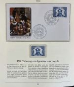 PAPST Benedikt XVI Sammlung - FDC & postfrisch - in 5 Ringbindern aus Borek Abo