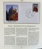 PAPST Benedikt XVI Sammlung - FDC & postfrisch - in 5 Ringbindern aus Borek Abo