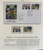 PAPST Benedikt XVI Sammlung - FDC & postfrisch - in 5 Ringbindern aus Borek Abo
