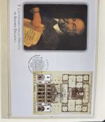 PAPST Benedikt XVI Sammlung - FDC & postfrisch - in 5 Ringbindern aus Borek Abo