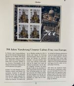 PAPST Benedikt XVI Sammlung - FDC & postfrisch - in 5 Ringbindern aus Borek Abo