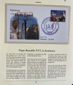 PAPST Benedikt XVI Sammlung - FDC & postfrisch - in 5 Ringbindern aus Borek Abo