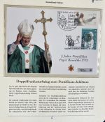 PAPST Benedikt XVI Sammlung - FDC & postfrisch - in 5 Ringbindern aus Borek Abo