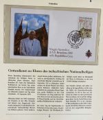 PAPST Benedikt XVI Sammlung - FDC & postfrisch - in 5 Ringbindern aus Borek Abo