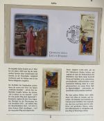 PAPST Benedikt XVI Sammlung - FDC & postfrisch - in 5 Ringbindern aus Borek Abo
