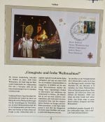 PAPST Benedikt XVI Sammlung - FDC & postfrisch - in 5 Ringbindern aus Borek Abo