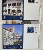 PAPST Benedikt XVI Sammlung - FDC & postfrisch - in 5 Ringbindern aus Borek Abo