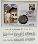 PAPST Benedikt XVI Sammlung - FDC & postfrisch - in 5 Ringbindern aus Borek Abo
