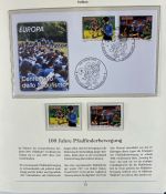 PAPST Benedikt XVI Sammlung - FDC & postfrisch - in 5 Ringbindern aus Borek Abo
