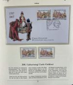 PAPST Benedikt XVI Sammlung - FDC & postfrisch - in 5 Ringbindern aus Borek Abo