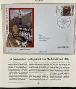 PAPST Benedikt XVI Sammlung - FDC & postfrisch - in 5 Ringbindern aus Borek Abo