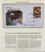 PAPST Benedikt XVI Sammlung - FDC & postfrisch - in 5 Ringbindern aus Borek Abo