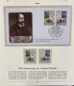 PAPST Benedikt XVI Sammlung - FDC & postfrisch - in 5 Ringbindern aus Borek Abo