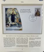 PAPST Benedikt XVI Sammlung - FDC & postfrisch - in 5 Ringbindern aus Borek Abo