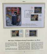 PAPST Benedikt XVI Sammlung - FDC & postfrisch - in 5 Ringbindern aus Borek Abo