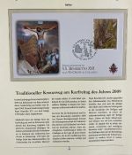 PAPST Benedikt XVI Sammlung - FDC & postfrisch - in 5 Ringbindern aus Borek Abo
