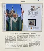 PAPST Benedikt XVI Sammlung - FDC & postfrisch - in 5 Ringbindern aus Borek Abo