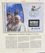 PAPST Benedikt XVI Sammlung - FDC & postfrisch - in 5 Ringbindern aus Borek Abo