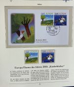 PAPST Benedikt XVI Sammlung - FDC & postfrisch - in 5 Ringbindern aus Borek Abo