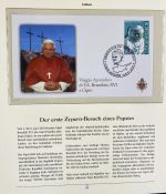 PAPST Benedikt XVI Sammlung - FDC & postfrisch - in 5 Ringbindern aus Borek Abo