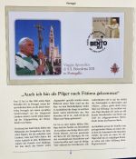 PAPST Benedikt XVI Sammlung - FDC & postfrisch - in 5 Ringbindern aus Borek Abo