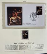 PAPST Benedikt XVI Sammlung - FDC & postfrisch - in 5 Ringbindern aus Borek Abo