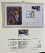 PAPST Benedikt XVI Sammlung - FDC & postfrisch - in 5 Ringbindern aus Borek Abo