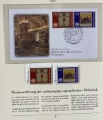 PAPST Benedikt XVI Sammlung - FDC & postfrisch - in 5 Ringbindern aus Borek Abo