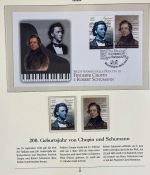PAPST Benedikt XVI Sammlung - FDC & postfrisch - in 5 Ringbindern aus Borek Abo