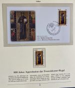 PAPST Benedikt XVI Sammlung - FDC & postfrisch - in 5 Ringbindern aus Borek Abo