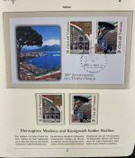 PAPST Benedikt XVI Sammlung - FDC & postfrisch - in 5 Ringbindern aus Borek Abo