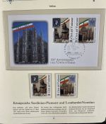 PAPST Benedikt XVI Sammlung - FDC & postfrisch - in 5 Ringbindern aus Borek Abo