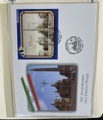 PAPST Benedikt XVI Sammlung - FDC & postfrisch - in 5 Ringbindern aus Borek Abo