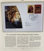 PAPST Benedikt XVI Sammlung - FDC & postfrisch - in 5 Ringbindern aus Borek Abo