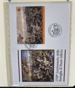 PAPST Benedikt XVI Sammlung - FDC & postfrisch - in 5 Ringbindern aus Borek Abo