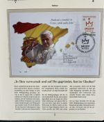 PAPST Benedikt XVI Sammlung - FDC & postfrisch - in 5 Ringbindern aus Borek Abo