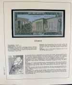 Sammlung BANKNOTEN DER WELT 46 Stück im Album (Sammler-Qualität)