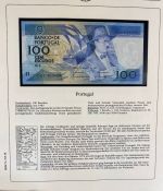 Sammlung BANKNOTEN DER WELT 46 Stück im Album (Sammler-Qualität)