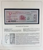 Sammlung BANKNOTEN DER WELT 46 Stück im Album (Sammler-Qualität)