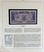 Sammlung BANKNOTEN DER WELT 46 Stück im Album (Sammler-Qualität)
