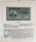 Sammlung BANKNOTEN DER WELT 46 Stück im Album (Sammler-Qualität)