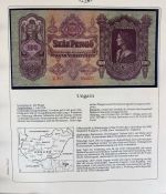 Sammlung BANKNOTEN DER WELT 46 Stück im Album (Sammler-Qualität)