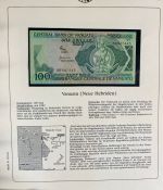 Sammlung BANKNOTEN DER WELT 46 Stück im Album (Sammler-Qualität)