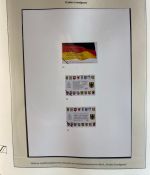 DEUTSCHLAND FEIERT: 40 Jahre Bundesrepublik Motivsammlung in 3 Lindner Ringbindern