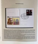 DEUTSCHLAND FEIERT: 40 Jahre Bundesrepublik Motivsammlung in 3 Lindner Ringbindern