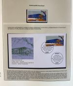 DEUTSCHLAND FEIERT: 40 Jahre Bundesrepublik Motivsammlung in 3 Lindner Ringbindern