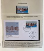 DEUTSCHLAND FEIERT: 40 Jahre Bundesrepublik Motivsammlung in 3 Lindner Ringbindern