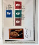 DEUTSCHLAND FEIERT: 40 Jahre Bundesrepublik Motivsammlung in 3 Lindner Ringbindern