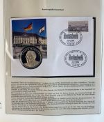 DEUTSCHLAND FEIERT: 40 Jahre Bundesrepublik Motivsammlung in 3 Lindner Ringbindern