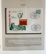 DEUTSCHLAND FEIERT: 40 Jahre Bundesrepublik Motivsammlung in 3 Lindner Ringbindern